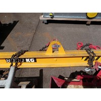 Lifting beam 8 t, with 2 hooks, length 2180 mm